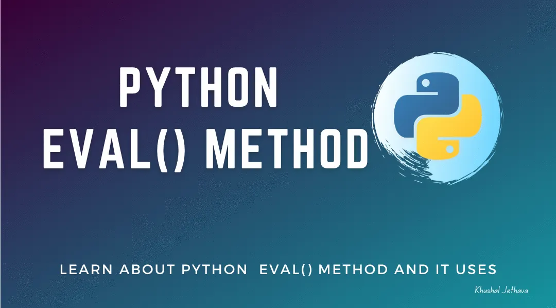 Python eval() Method